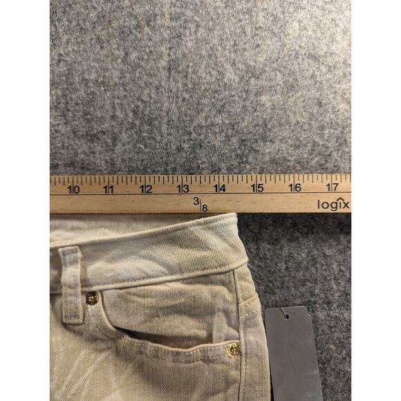 Michael Kors Jeans Women's 4 White New w/ Tags Marble Stretch Cotton - Picture 5 of 12